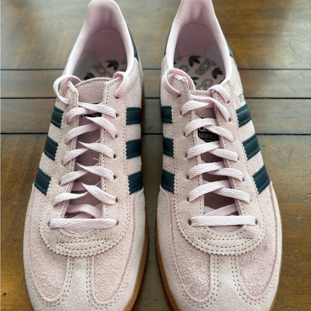 Adidas Spezial Women's Handball Light Pink and Black Sneakers.  Size 9.